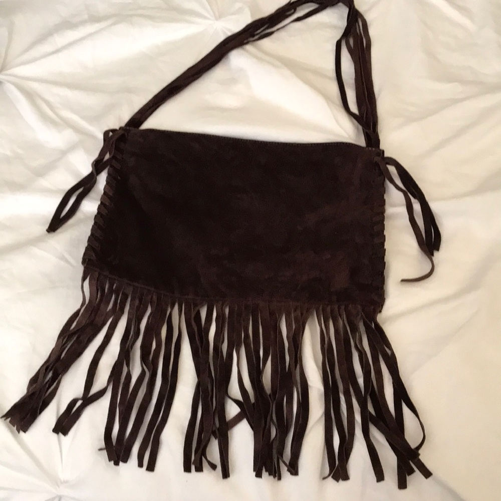 Kooba Brown Fringe Bag